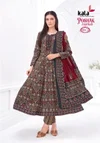 Poshak Vol 5 By Kala Cotton Printed Anarkali Kurti Set